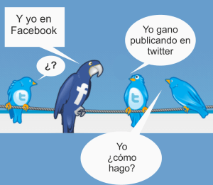como ganar dinero con facebook y twitter