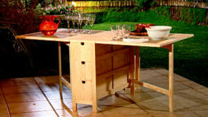 Como hacer una mesa plegable de madera